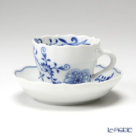 マイセン（Meissen） ブルーオニオン スタイル 801001／00580 モカカップ＆ソーサー