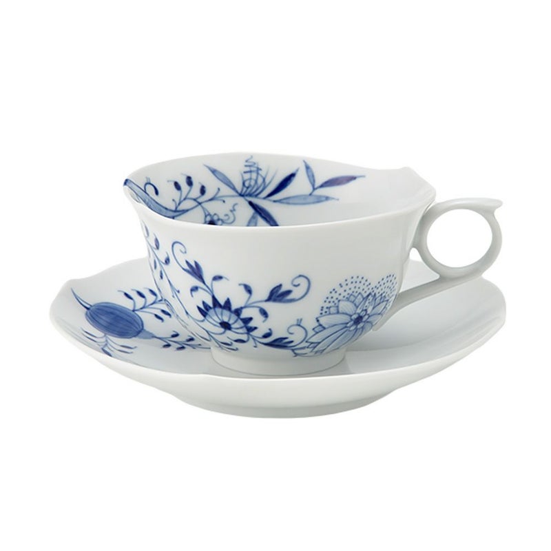 マイセン（Meissen） ブルーオニオン スタイル 801001／28633 ティーカップ＆ソーサー 170ml