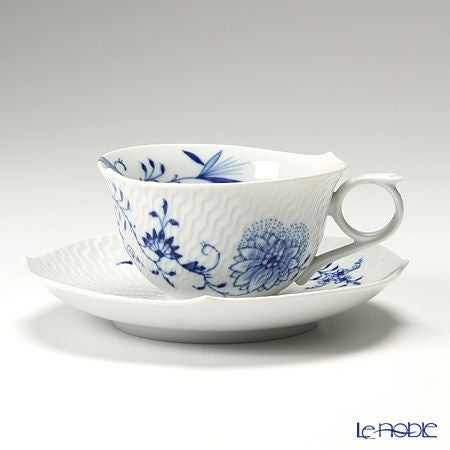 マイセン（Meissen） ブルーオニオン スタイル（ウェーブ） 801001／29633 ティーカップ＆ソーサー 170ml