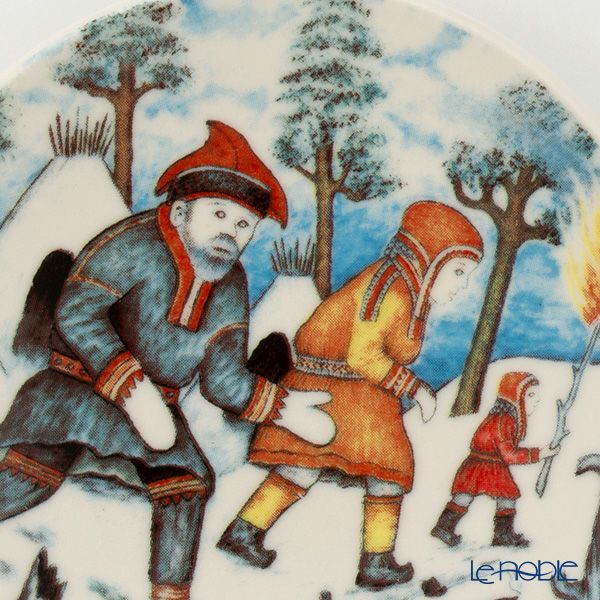 【1点限り】北欧ヴィンテージ アラビア（ARABIA） アンドレアス・アラリスト／A. Alariesto 記念プレート 1982 未来へ