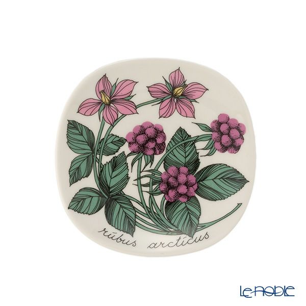 【1点限り】北欧ヴィンテージ アラビア（ARABIA） ボタニカ（チシマイチゴ）／Botanica ウォールプレート