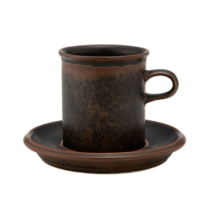 【1点限り】北欧ヴィンテージ アラビア（ARABIA） ルスカ／Ruska コーヒーカップ＆ソーサー 01