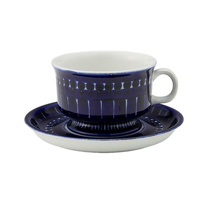 【1点限り】北欧ヴィンテージ アラビア（ARABIA） バレンシア／Valencia コーヒーカップ＆ソーサー 01