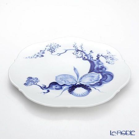 マイセン（Meissen） ブルーオーキッド 824001／23511 ラウンドプラター 31cm