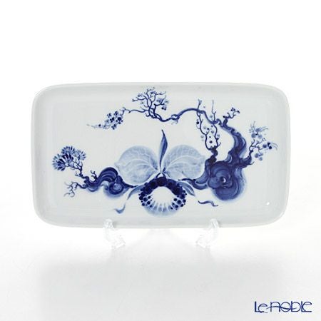 マイセン（Meissen） ブルーオーキッド 824001／44060 長角皿 23×13cm