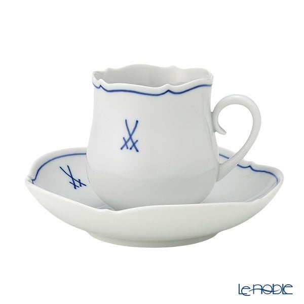 マイセン（Meissen） ホワイトマイセン（VIP） 825009／23582 コーヒーカップ＆ソーサー 150ml