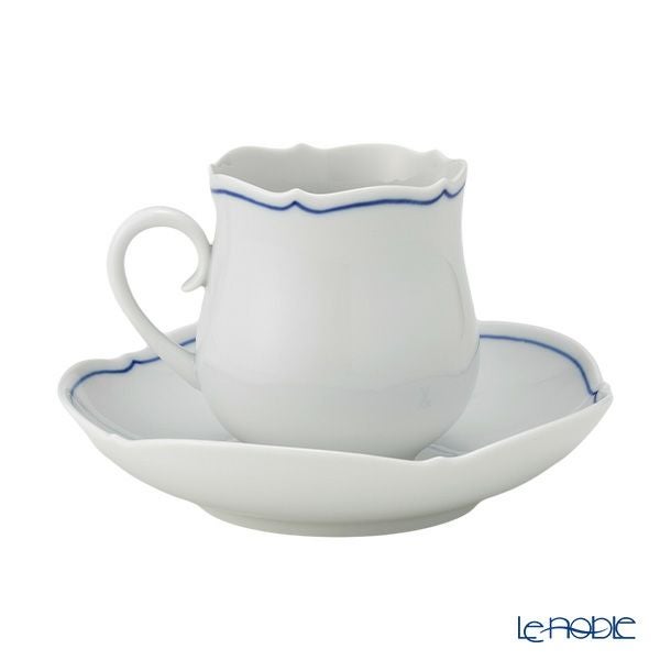 マイセン（Meissen） ホワイトマイセン（VIP） 825009／23582 コーヒーカップ＆ソーサー 150ml