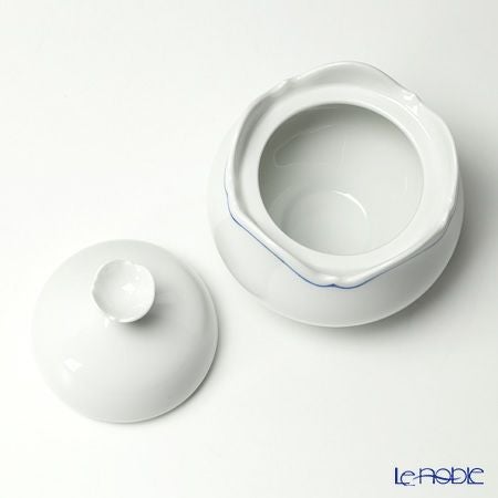 マイセン（Meissen） ホワイトマイセン（VIP） 825009／23925 カバードシュガー 11cm