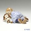 マイセン（Meissen） ヘンチェルの子供シリーズ 900100／73368 眠る子どもと犬