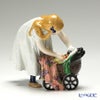 マイセン（Meissen） ヘンチェルの子供シリーズ 900300／73370 少女と乳母車