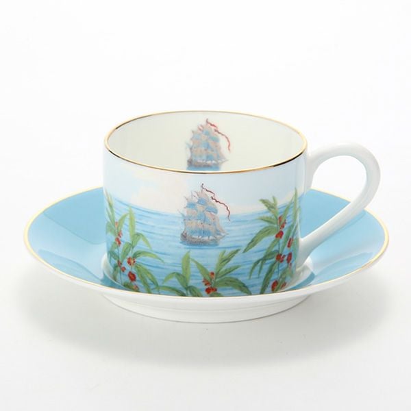 ロイカーカム ブレナム宮殿（インディアンルーム） ティーカップ＆ソーサー（ブルー）