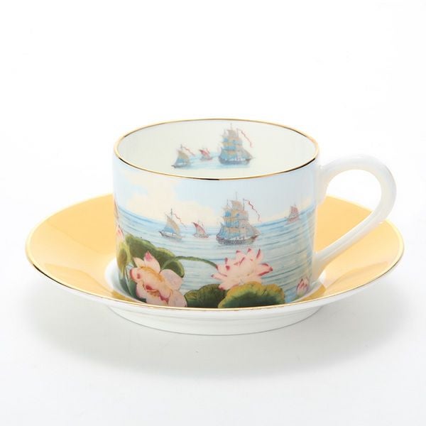 ロイカーカム ブレナム宮殿（インディアンルーム） ティーカップ＆ソーサー（イエロー）