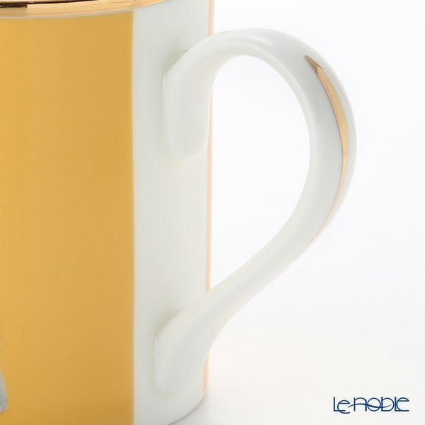 ロイカーカム ブレナム宮殿（インディアンルーム） マグ（エレファント／イエロー） 280ml