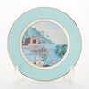 ロイカーカム ブレナム宮殿（インディアンルーム） 22cm ティープレート（ターコイズ）