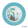 ロイカーカム ブレナム宮殿（インディアンルーム） 22cm ティープレート（ブルー）