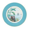 ロイカーカム ブレナム宮殿（インディアンルーム） 22cm ティープレート（ブルー）