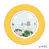 ロイカーカム ブレナム宮殿（インディアンルーム） 22cm ティープレート（イエロー）