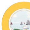 ロイカーカム ブレナム宮殿（インディアンルーム） 22cm ティープレート（イエロー）