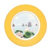ロイカーカム ブレナム宮殿（インディアンルーム） 22cm ティープレート（イエロー）
