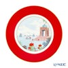 ロイカーカム ブレナム宮殿（インディアンルーム） 22cm ティープレート（レッド）