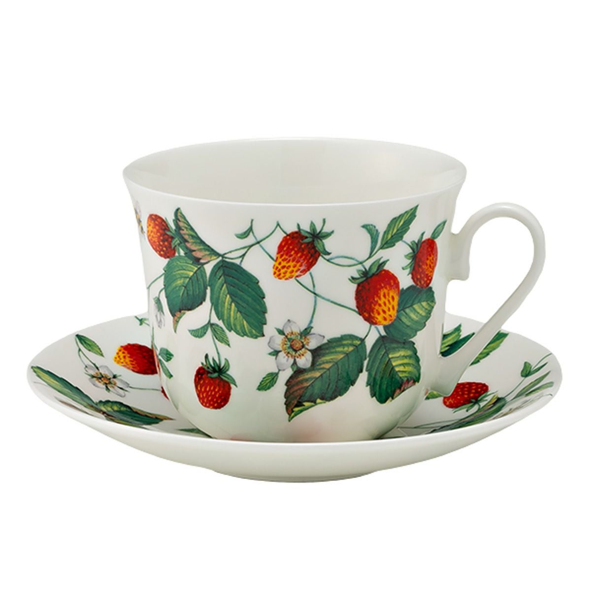 ロイカーカム アルパインストロベリー モーニングカップ＆ソーサー 480ml