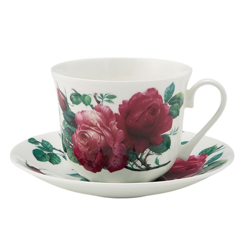 ロイカーカム イングリッシュローズ モーニングカップ＆ソーサー 480ml