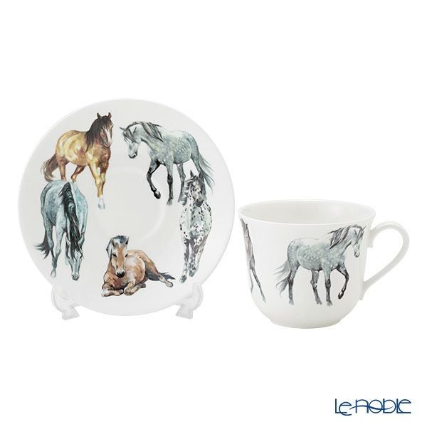 ロイカーカム マイホース モーニングカップ＆ソーサー 480ml