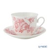 ロイカーカム ピンク ビクトリア モーニングカップ＆ソーサー 480ml