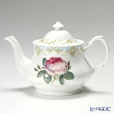 ロイカーカム ビンテージローズ ブルー ティーポット L（ラウンド） 1000ml