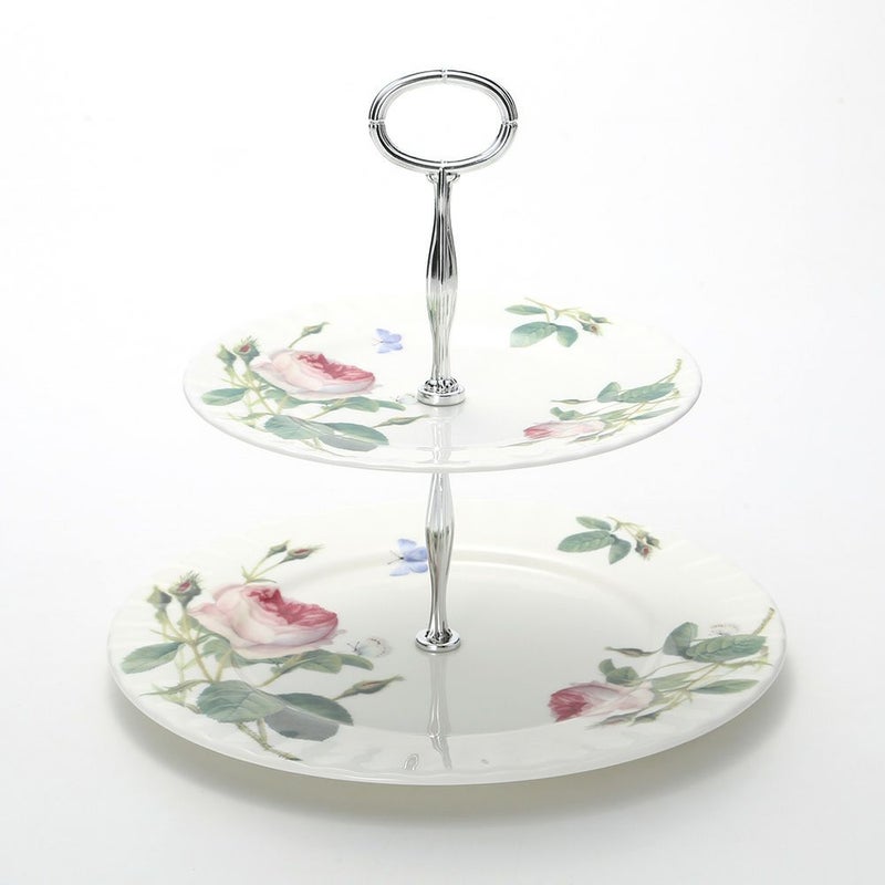 ロイカーカム パレスガーデン 2段ケーキスタンド