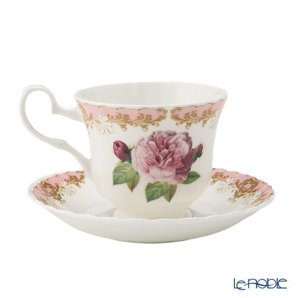 ロイカーカム ビンテージローズ ピンク ティーカップ＆ソーサー（スタンダード） 230ml