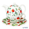 ロイカーカム アルパインストロベリー ティーカップ＆ソーサー（1人用ポット付）／ティーフォーワン
