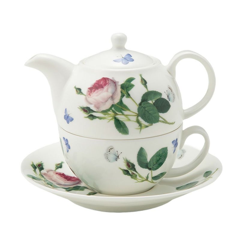 ロイカーカム パレスガーデン ティーカップ＆ソーサー（1人用ポット付）／ティーフォーワン