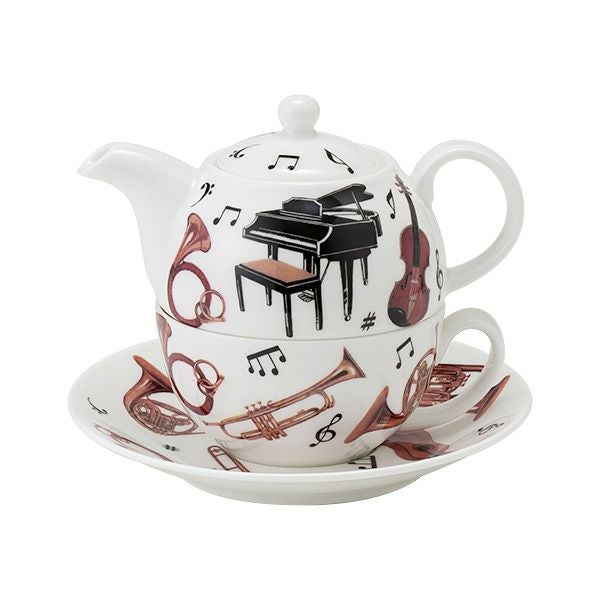 ロイカーカム コンサート ティーカップ＆ソーサー（1人用ポット付）／ティーフォーワン