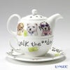 ロイカーカム アニマルファッション ドッグ ティーカップ＆ソーサー（1人用ポット付）／ティーフォーワン
