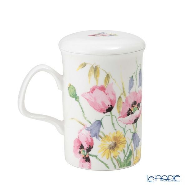 ロイカーカム イングリッシュメドウ ピンク こし器付ビーカー 320ml