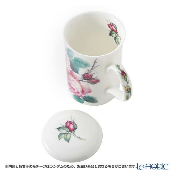 ロイカーカム イングリッシュローズ ピンク こし器付ビーカー 320ml