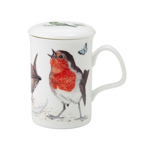 ロイカーカム ガーデンバード B レッド こし器付ビーカー 320ml