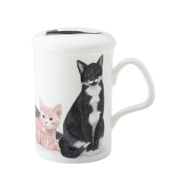 ロイカーカム キャットギャロール Bicolour 2色＆Tricolour 3色 （Moggies） こし器付ビーカー 320ml