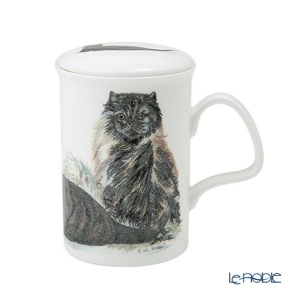 ロイカーカム キャットギャロール TorToishells（三毛猫） こし器付ビーカー 320ml