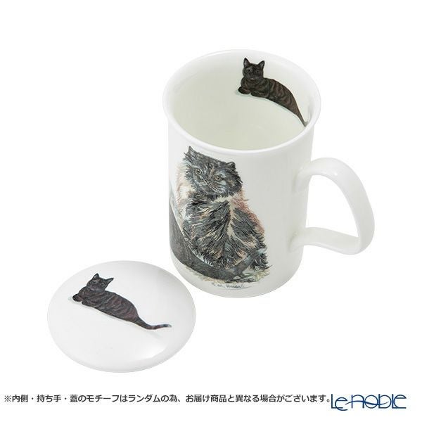 ロイカーカム キャットギャロール TorToishells（三毛猫） こし器付ビーカー 320ml