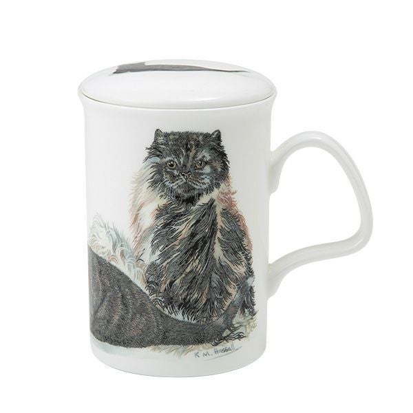 ロイカーカム キャットギャロール TorToishells（三毛猫） こし器付ビーカー 320ml