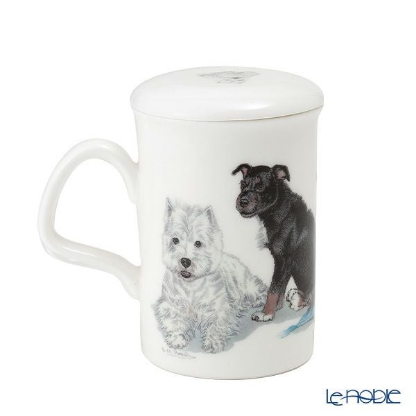 ロイカーカム ドッグギャロール Terriers（テリアグループ） こし器付ビーカー 320ml