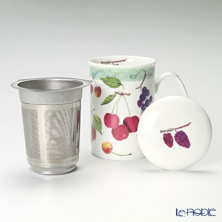 ロイカーカム ベリーアンドチェリー グレープ こし器付ビーカー 320ml