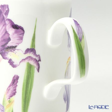 ロイカーカム アイリス 青紫系フラワー3 A こし器付ビーカー 320ml