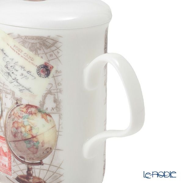 ロイカーカム パスタイム 地球儀 こし器付ビーカー 320ml