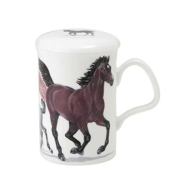 ロイカーカム ホース ブラウン こし器付ビーカー 320ml