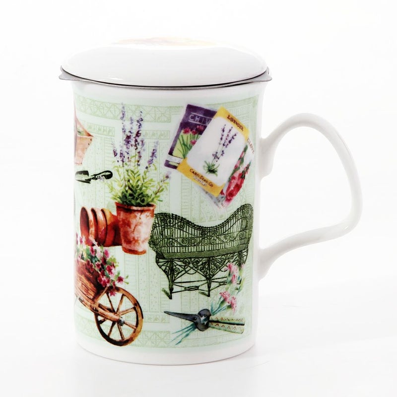 ロイカーカム イン ザ ガーデン（ラベンダー） こし器付ビーカー 320ml