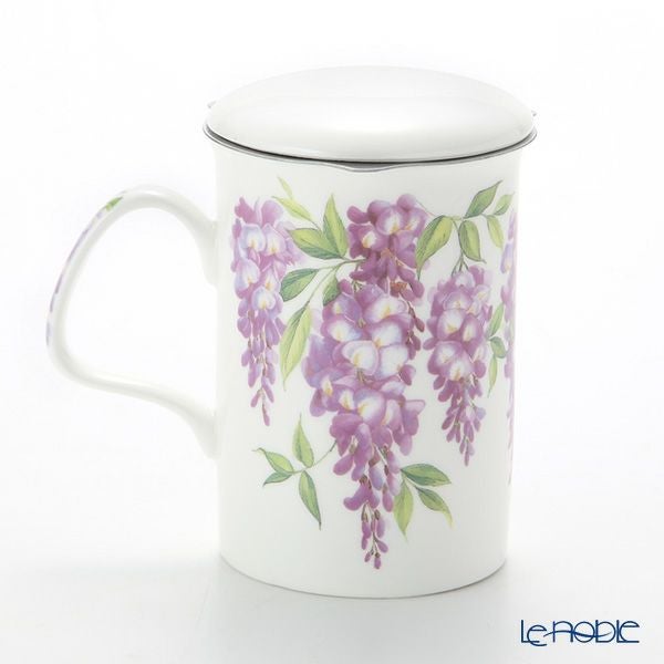 ロイカーカム ウィステリア（藤） こし器付ビーカー 320ml