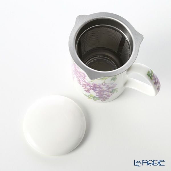 ロイカーカム ウィステリア（藤） こし器付ビーカー 320ml